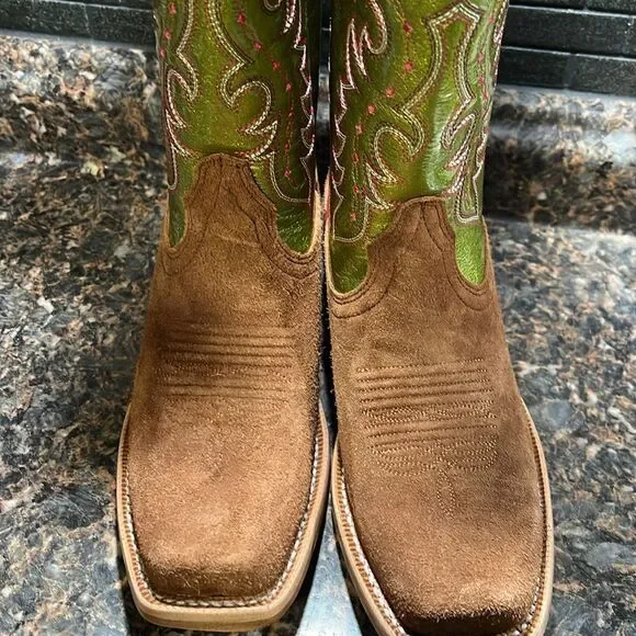 ARIAT WOMEN'S FUTURITY BOON WESTERN BOOTS - SQUARE TOE - Picture 3 of 16